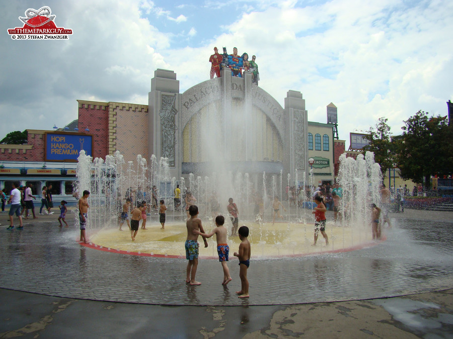 Cooling down on a hot Christmas day