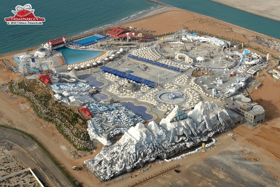 Ice Land Ras Al Khaimah aerial view