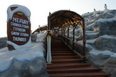 Staircase to the slide mountain