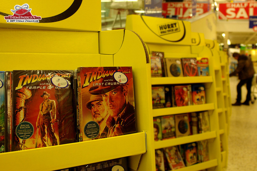 You can buy Indiana Jones and the Temple of Doom inside Tesco!!