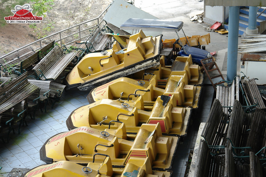 Abandoned boats