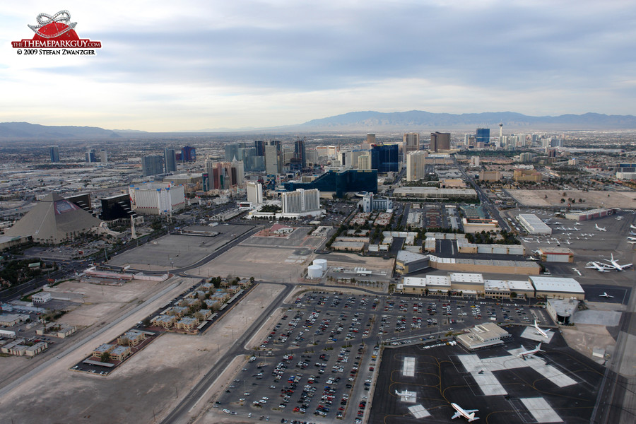 Las Vegas from above