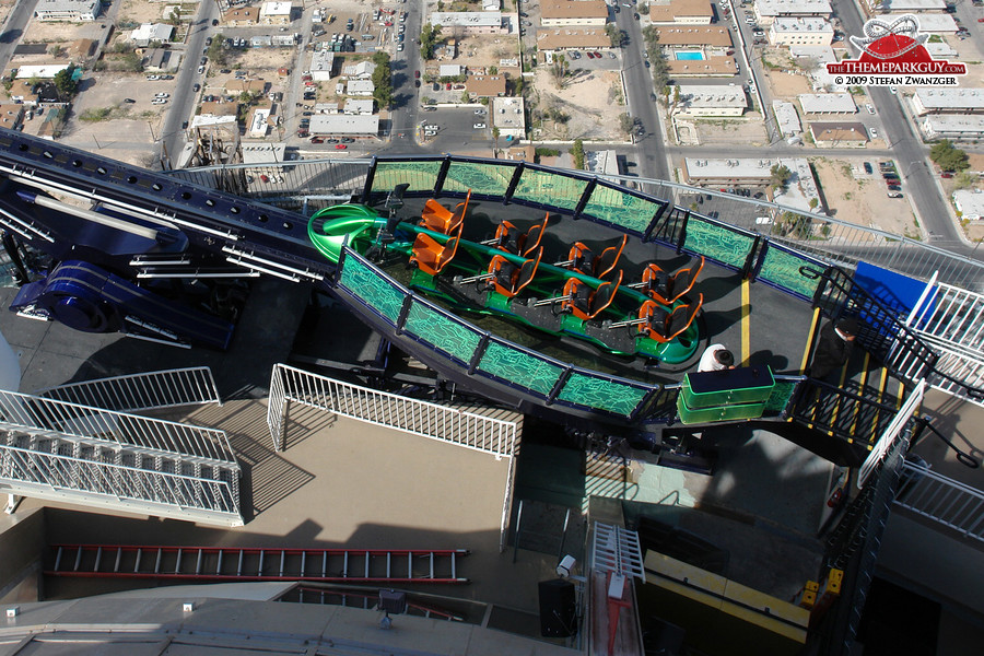 'X Scream' ride on top of Stratosphere