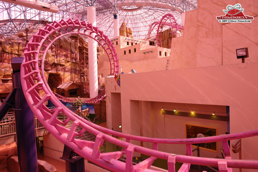 Adventuredome roller coaster