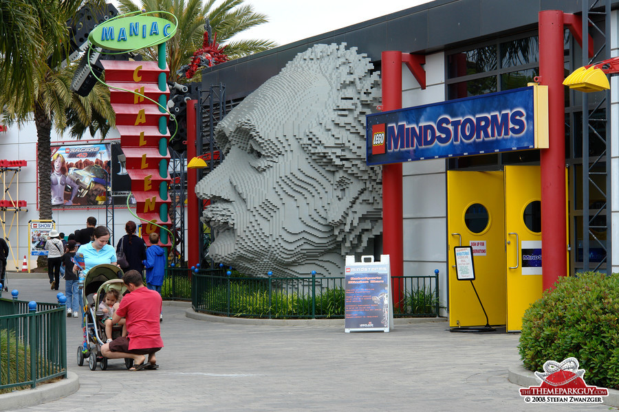 Einstein made of Lego bricks