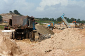 Preparing the land for Asia's first Legoland park