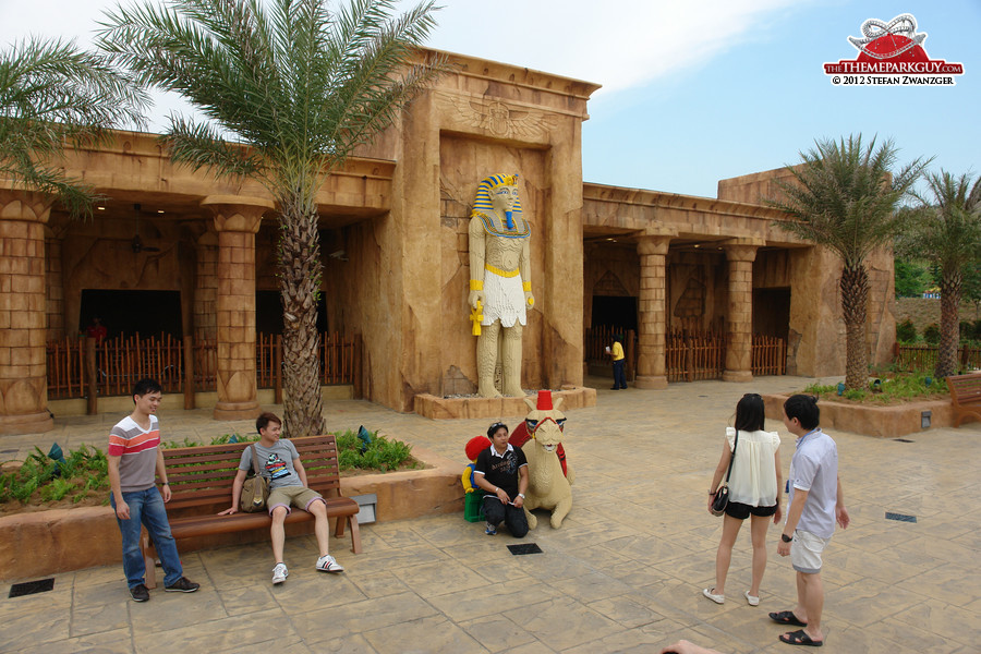 This building houses an Egyptian-themed laser gun dark ride