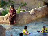 Lost Paradise guests in the water