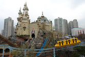 Lotte World outdoor coaster and monorail