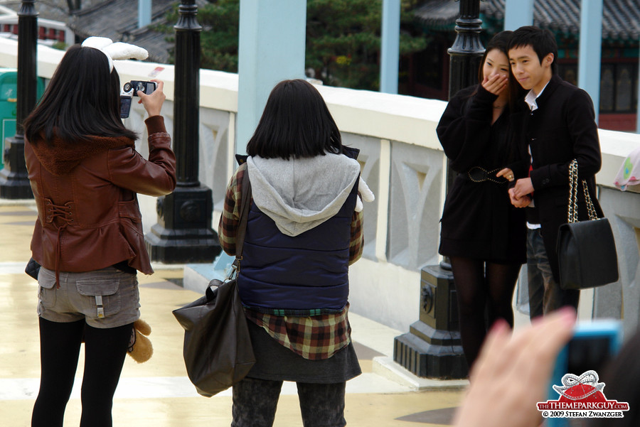 Stylish Korean visitors