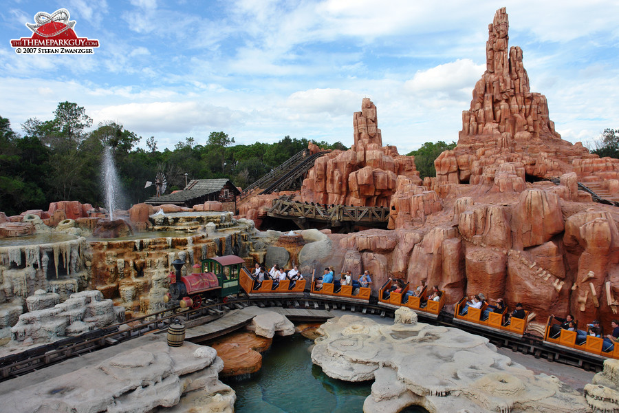 Big Thunder Mountain roller coaster