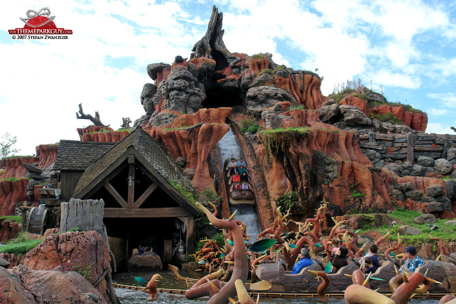 Splash Mountain flume ride