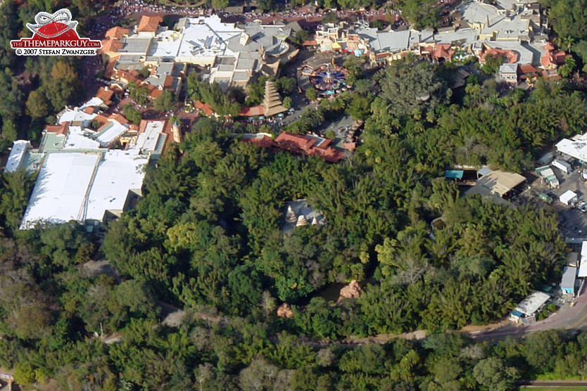 Jungle Cruise from above