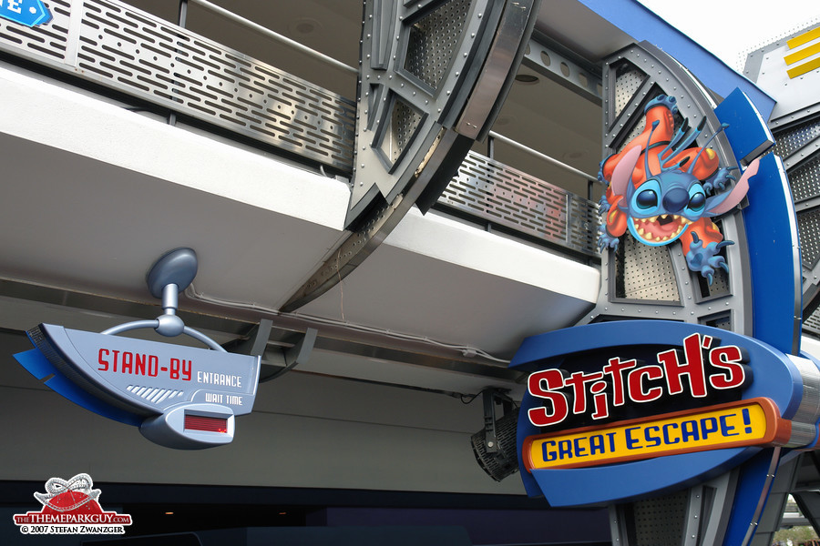 Stitch's Great Escape, a world-exclusive attraction