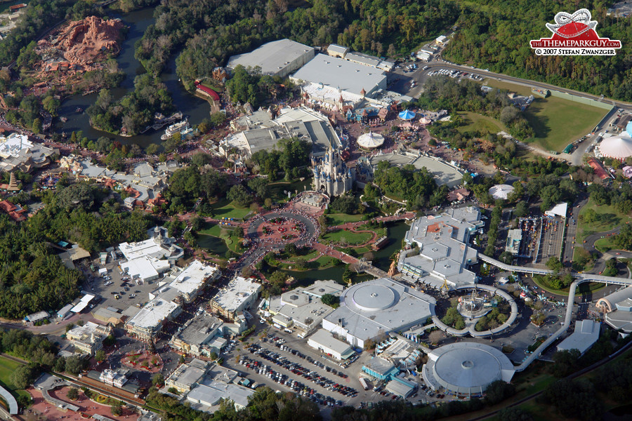 Magic Kingdom aerial