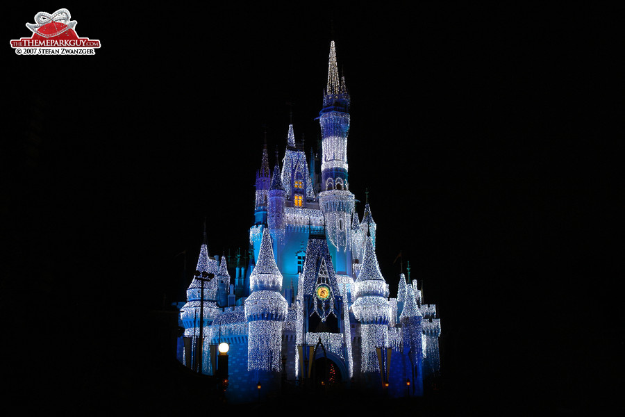 Castle at night