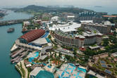 Southeast Asia Aquarium from above (it's all underground)