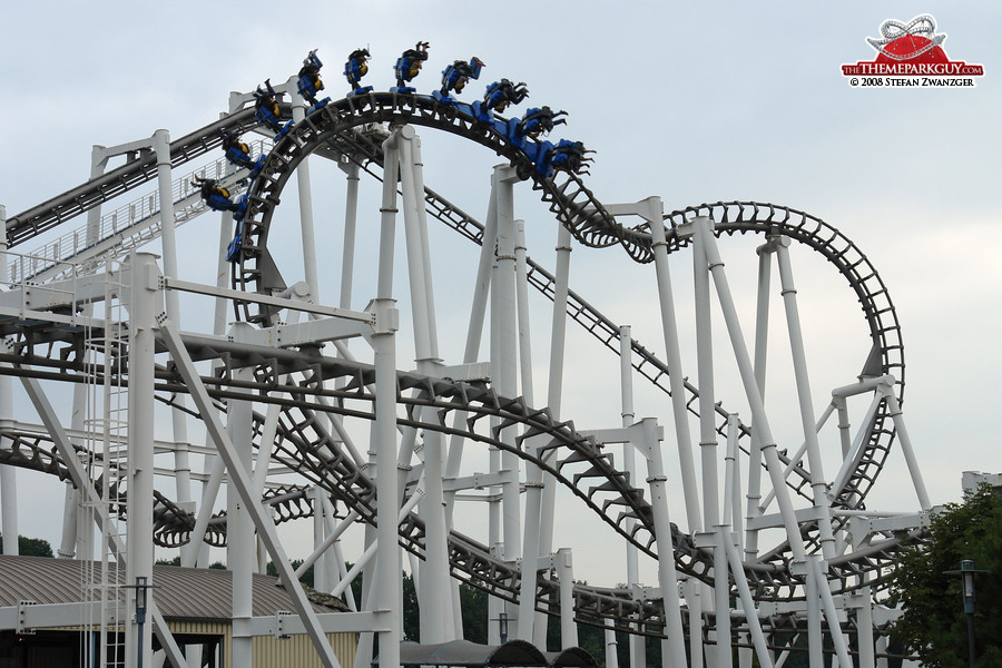 Inverted roller coaster