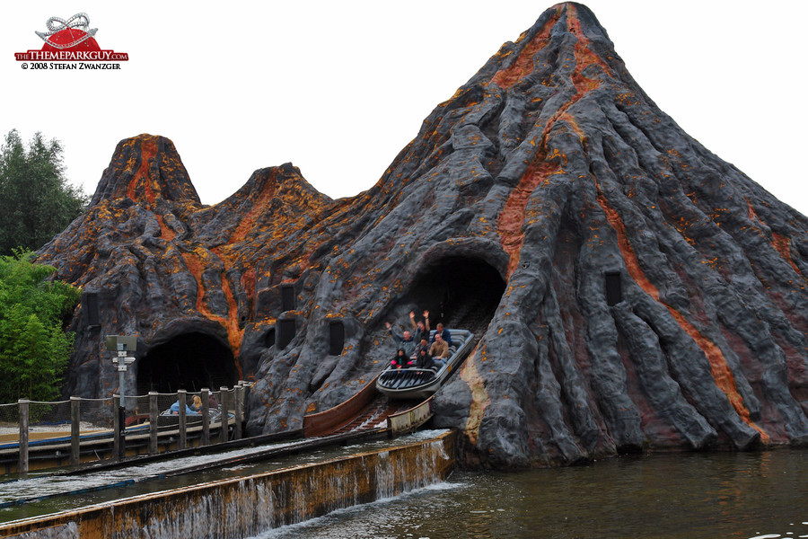 Bermuda Triangle, just before the final splash