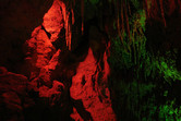 Artificial stalactite cave inside the castle - the ancestor of Big Thunder Mountain?