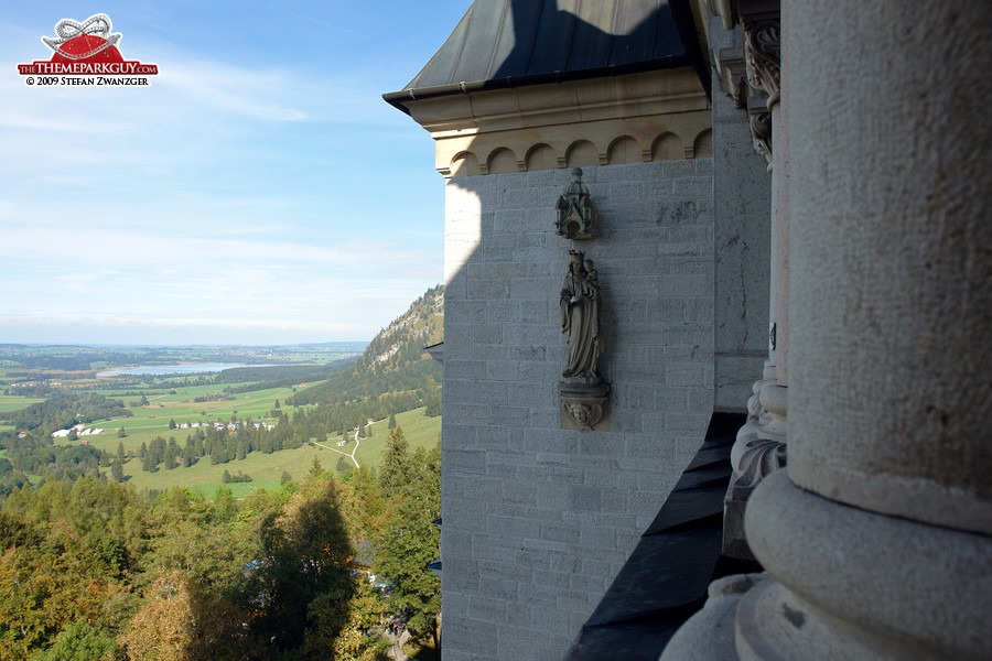 Bavaria in the background