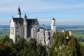 Neuschwanstein Castle, undergoing renovation in 2009