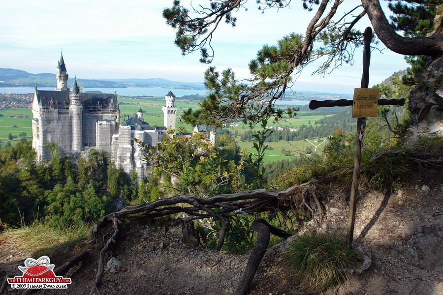 Sad place: a woman fell from a cliff here decades ago