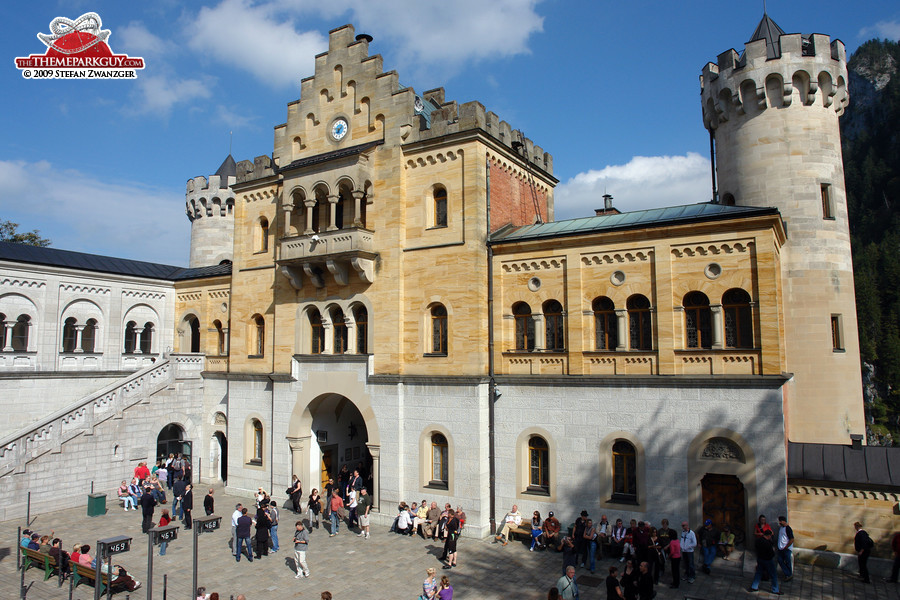 Castle courtyard