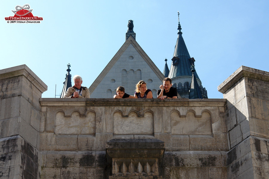 Tourists, in peace with the world