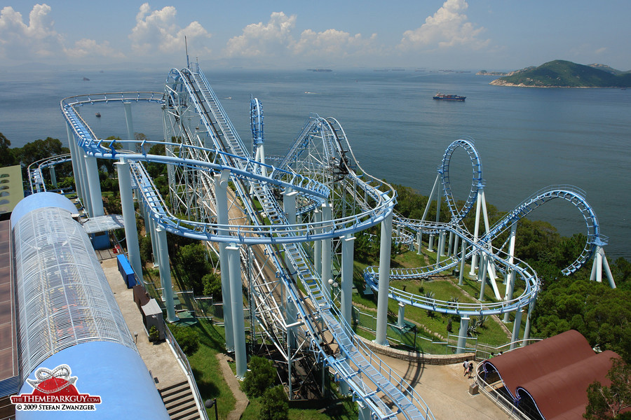 Another roller coaster with a view