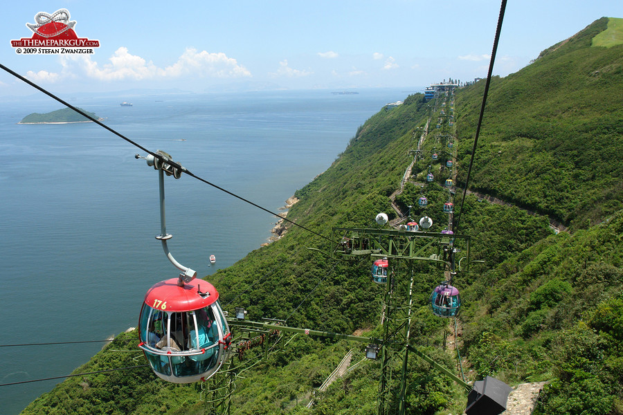 Famous Ocean Park cable car