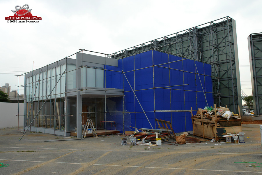Paramount Movie Park Korea office in the making
