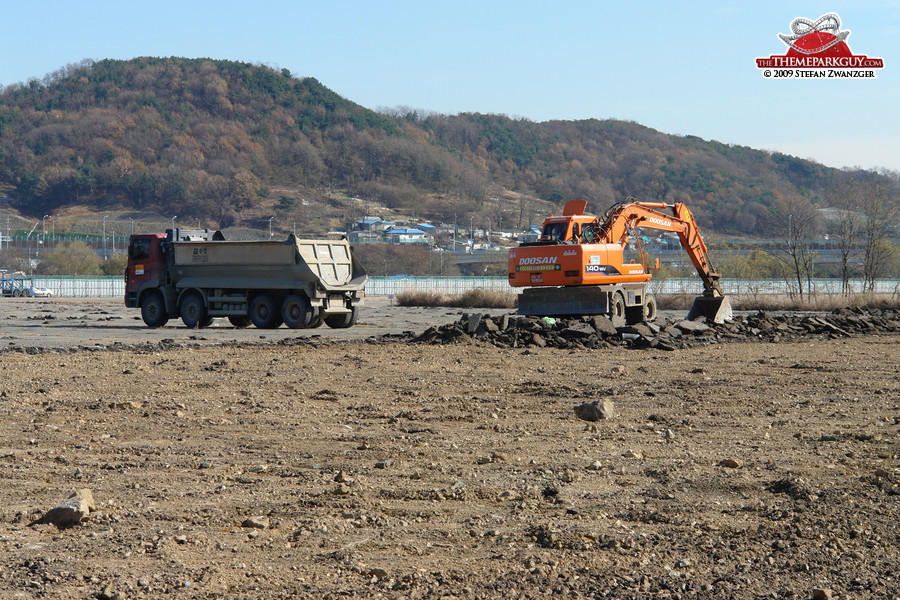 Vehicles moving