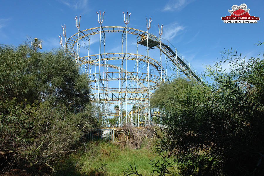 Overgrown coaster