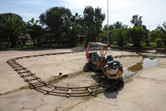 Abandoned, and extremely useless, kiddie train