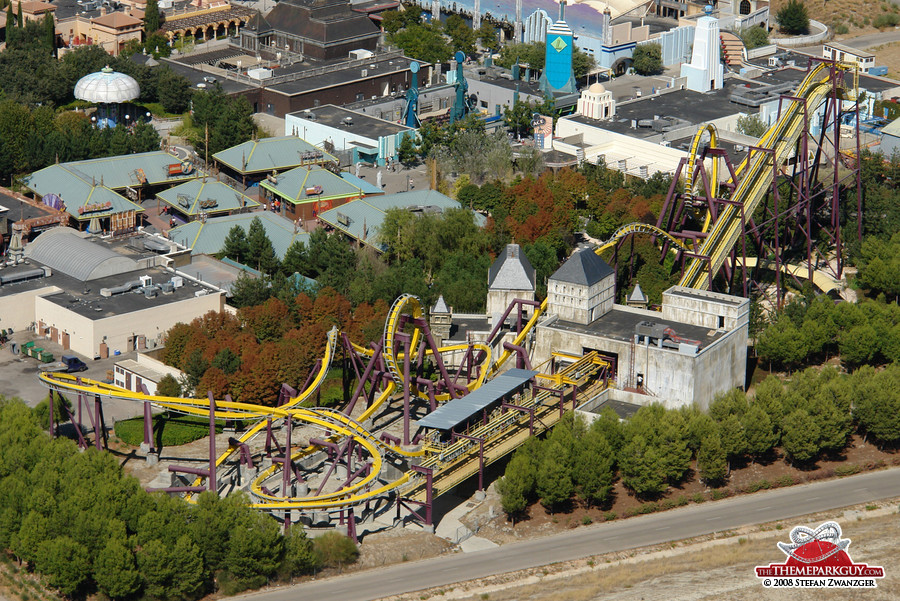 Inverted roller coaster