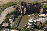 Rio Bravo flume ride aerial view