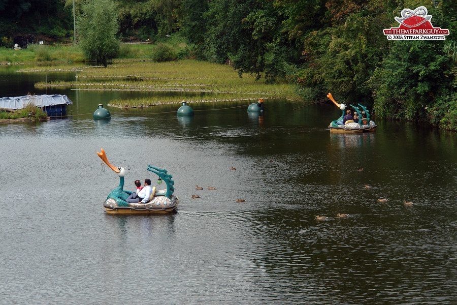 The classic Phantasialand lake