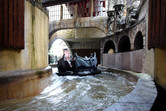 River rapids ride with indoor sections