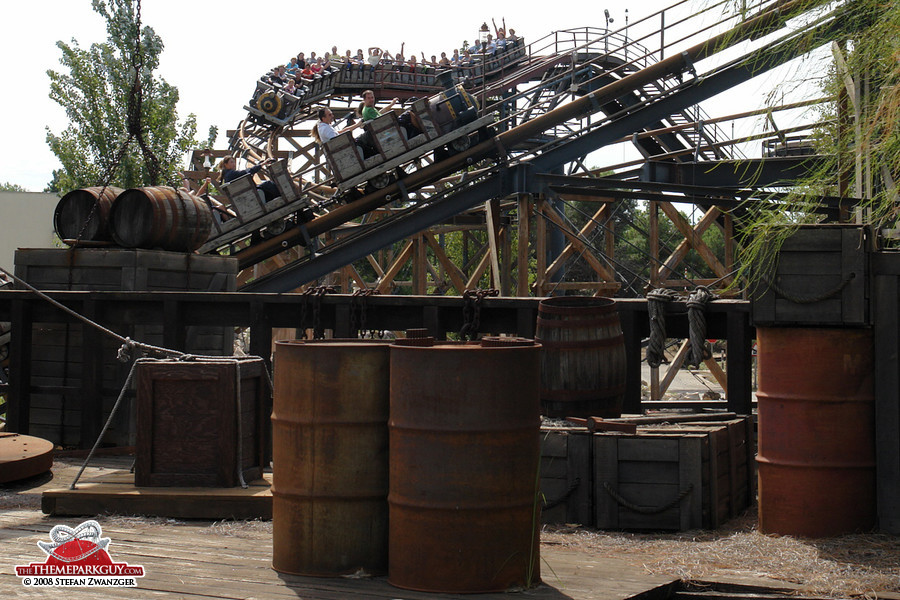 Mine train coaster