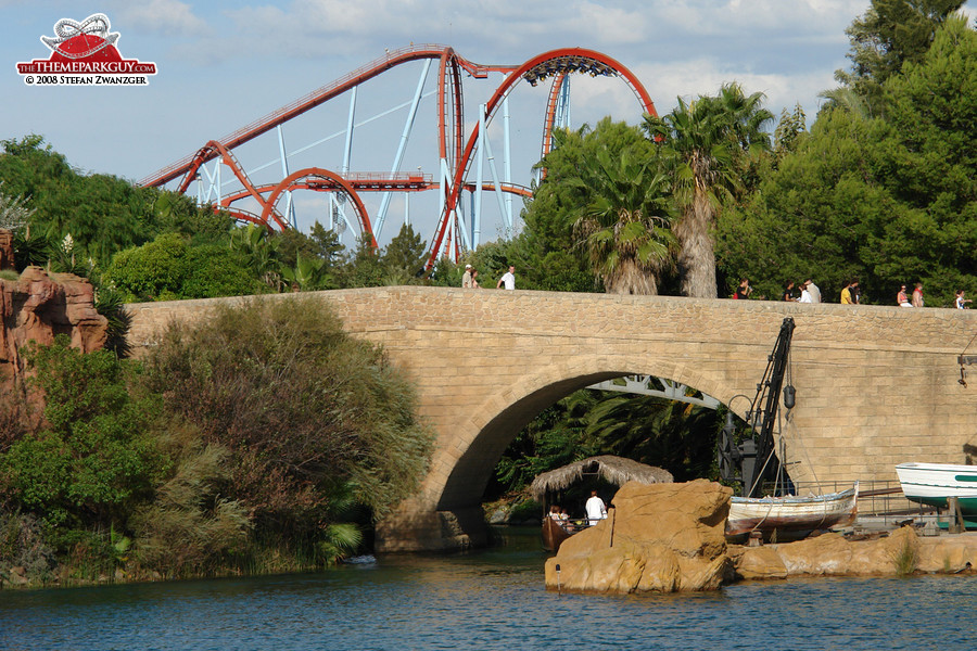 PortAventura is one hour's drive south of Barcelona