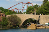 PortAventura is one hour's drive south of Barcelona