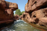 River rapids ride POV