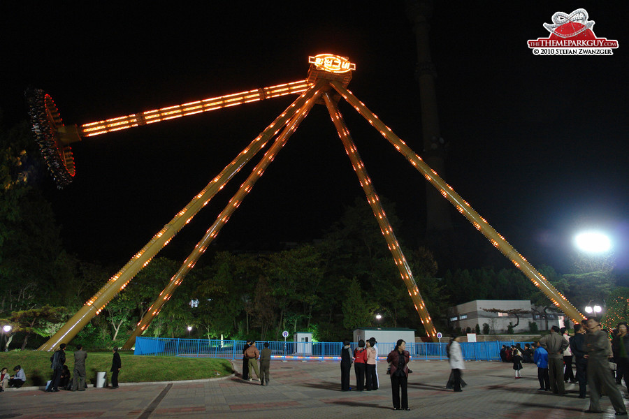 Kaeson fun fair Pyongyang just reopened this year