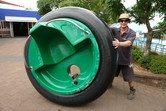 Employee performing a little maintenance task