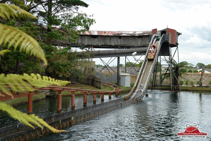 Rainbow's flume ride