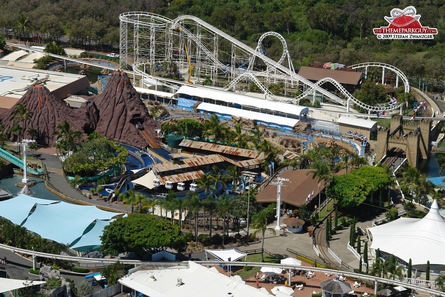 Sea World Australia aerial view