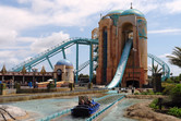 Atlantis water ride/coaster hybrid