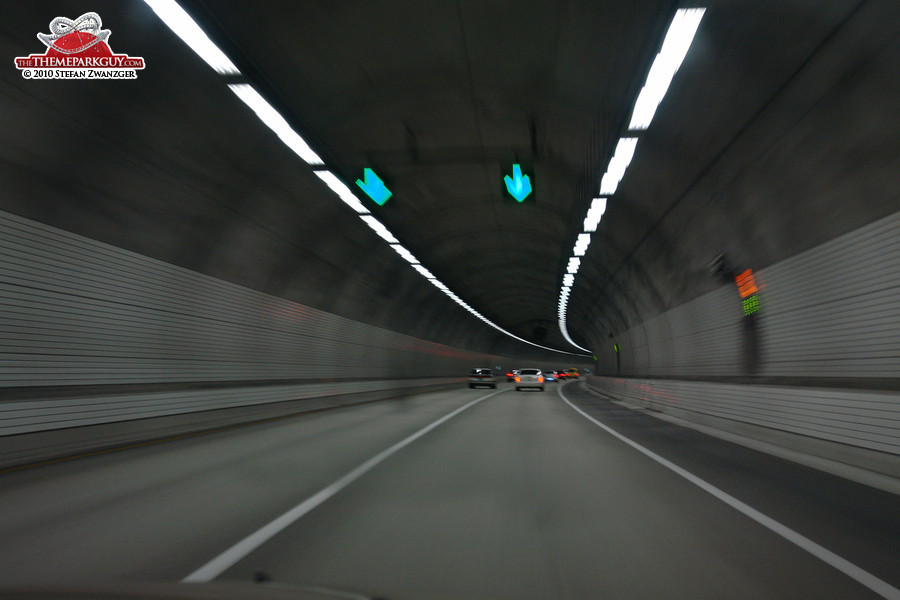 Eastwards from Seoul, through tunnels