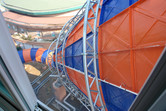 View from the slide tower staircase